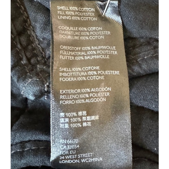 Free People Dolman Quilted Washed Black Bomber Jacket Womens Large Zip Up - Picture 9 of 10